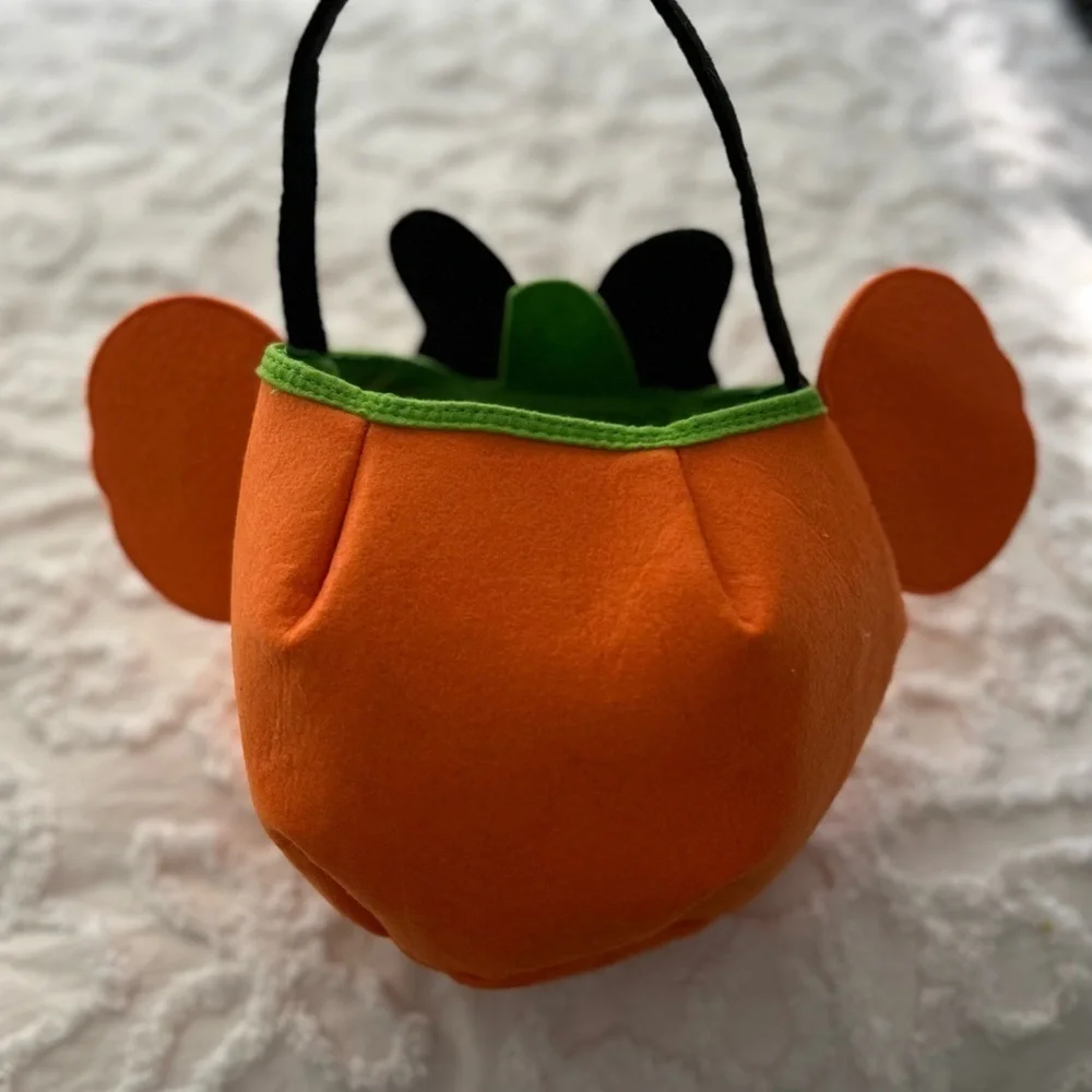 Happy Halloween! Disney fabric candy bucket with ears! Ready for trick or treat!